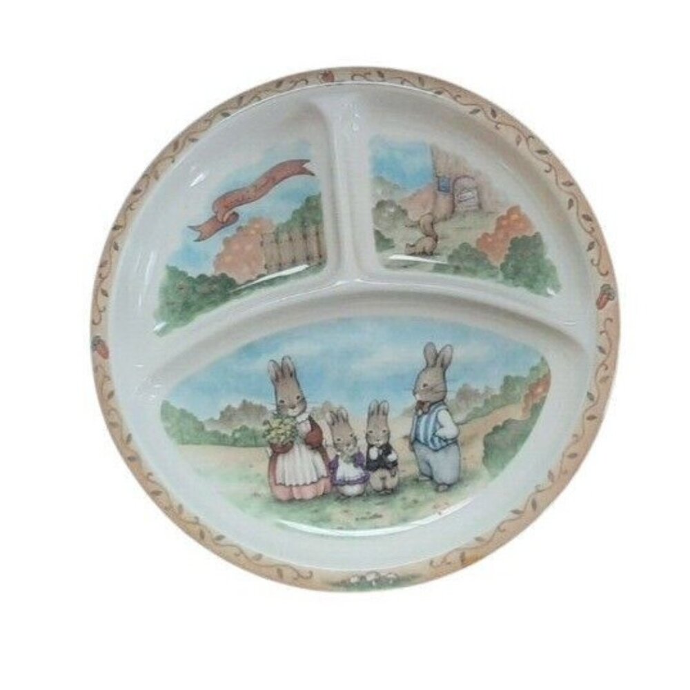 Peco Beatrix Potter Peter Rabbit Divided Plate Melamine Childrens Classic